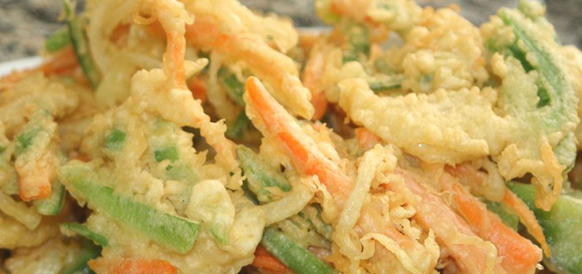 Receta de verduras en tempura rica y muy fácil
