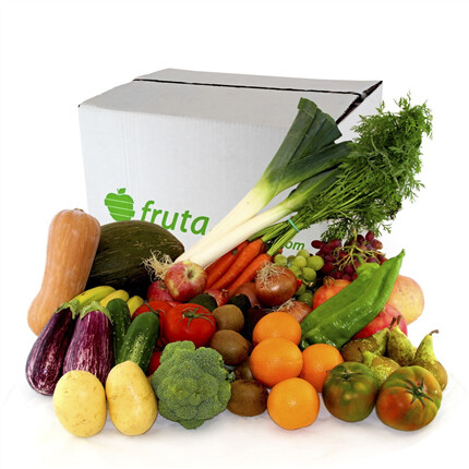 Cajas de Frutas y Verduras Ecológicas preparadas